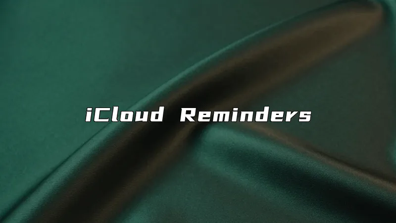 iCloud Reminders