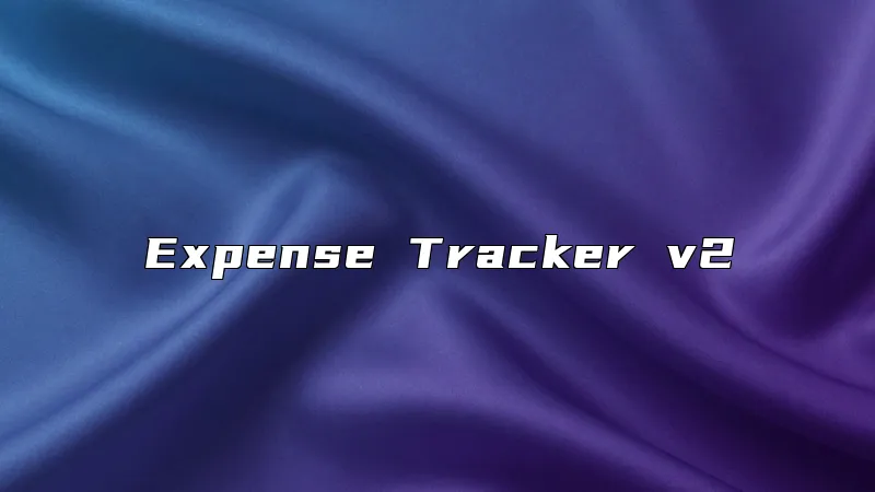 Expense Tracker v2