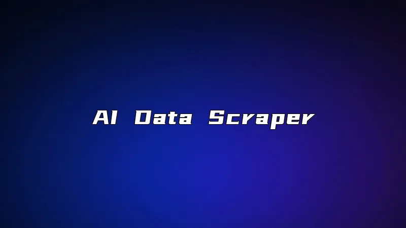 AI Data Scraper