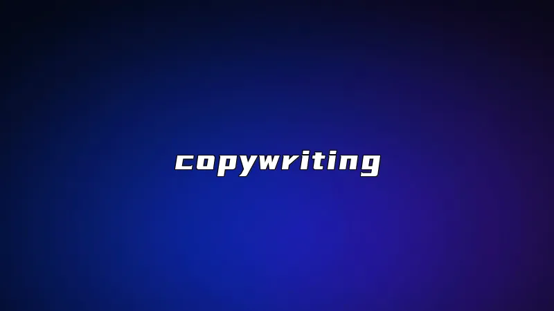 copywriting