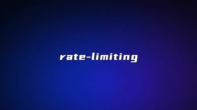 rate-limiting