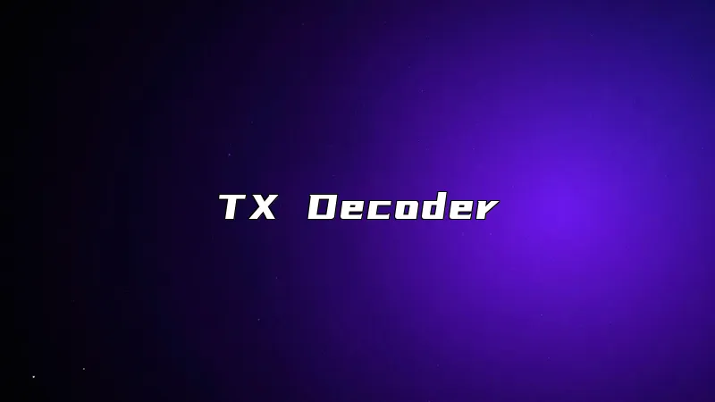 TX Decoder