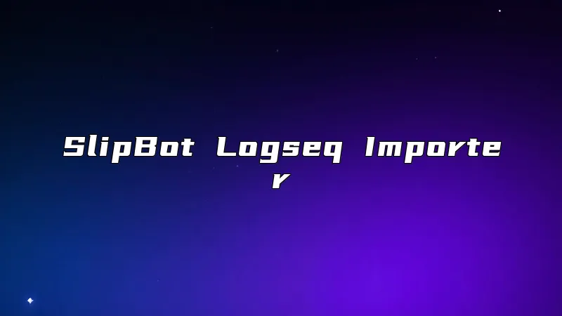 SlipBot Logseq Importer