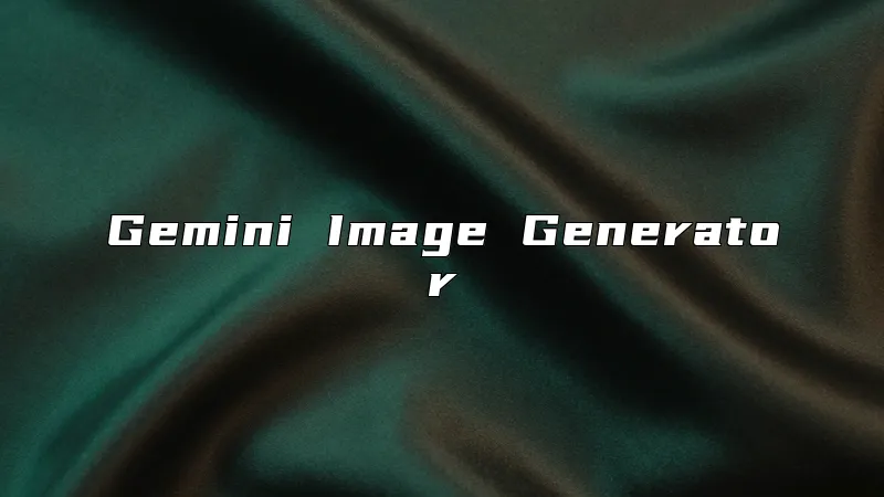 Gemini Image Generator