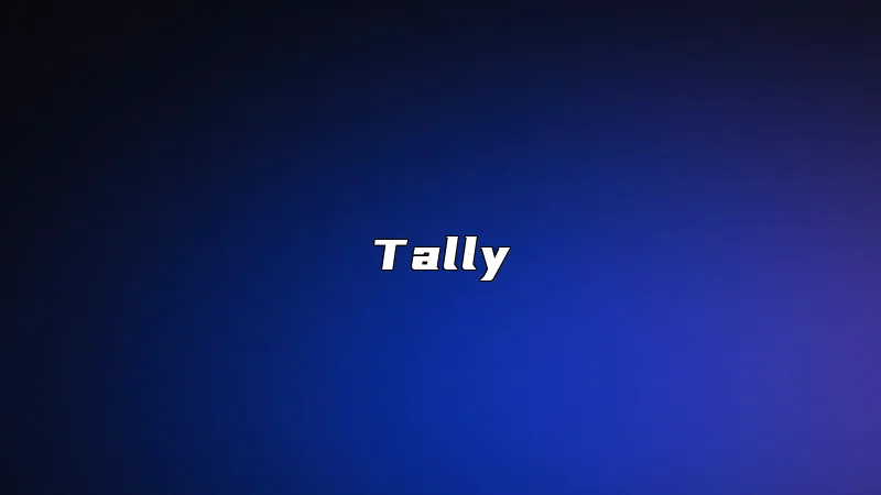 Tally