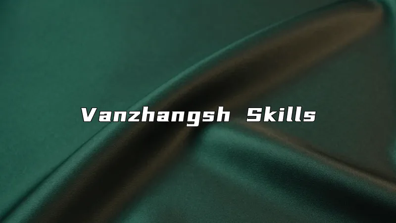Vanzhangsh Skills