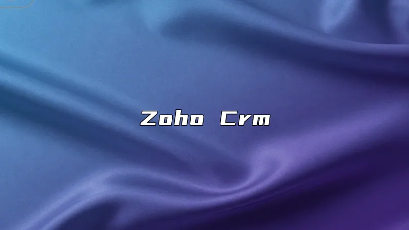 Zoho Crm