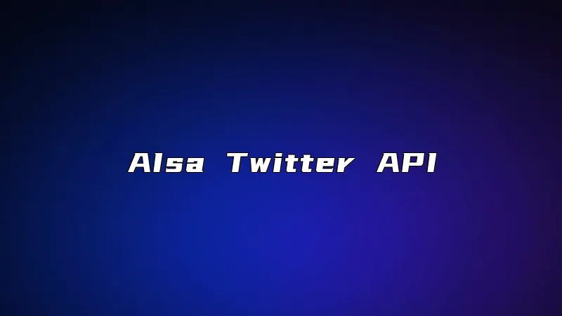 AIsa Twitter API
