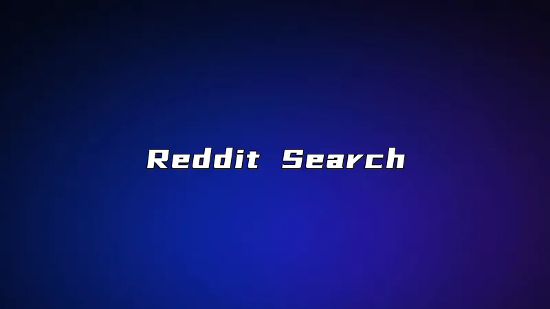 Reddit Search