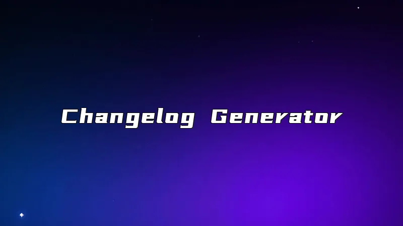 Changelog Generator