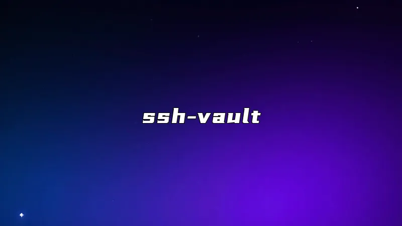 ssh-vault