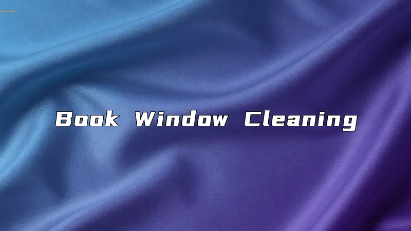 Book Window Cleaning