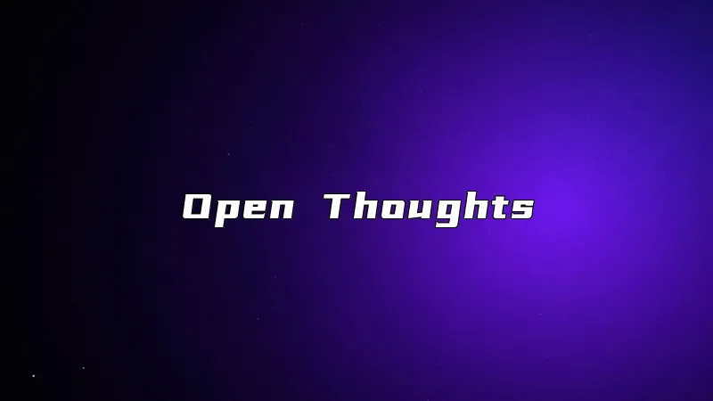 Open Thoughts