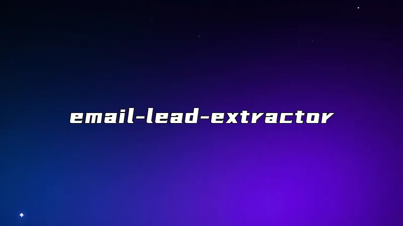 email-lead-extractor
