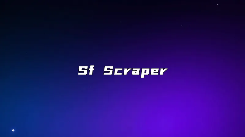 Sf Scraper