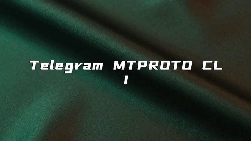 Telegram MTPROTO CLI