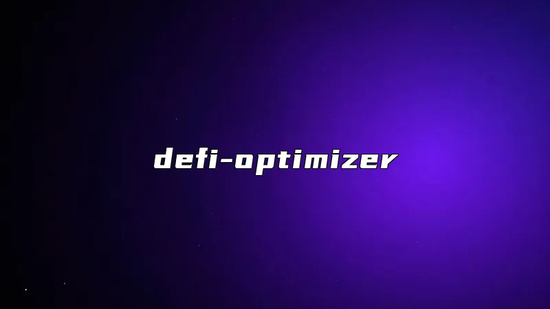 defi-optimizer