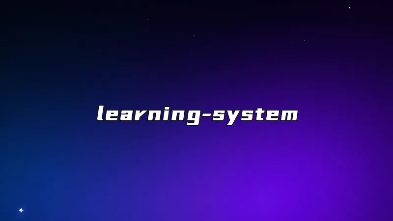 learning-system