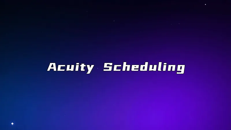 Acuity Scheduling