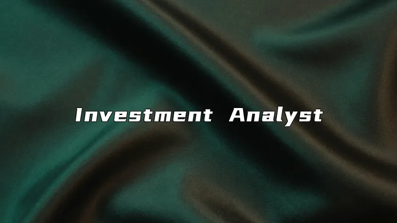 Investment Analyst