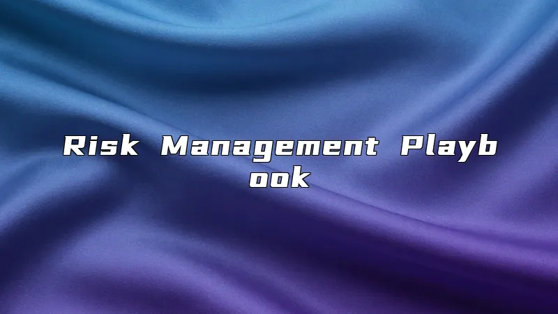 Risk Management Playbook