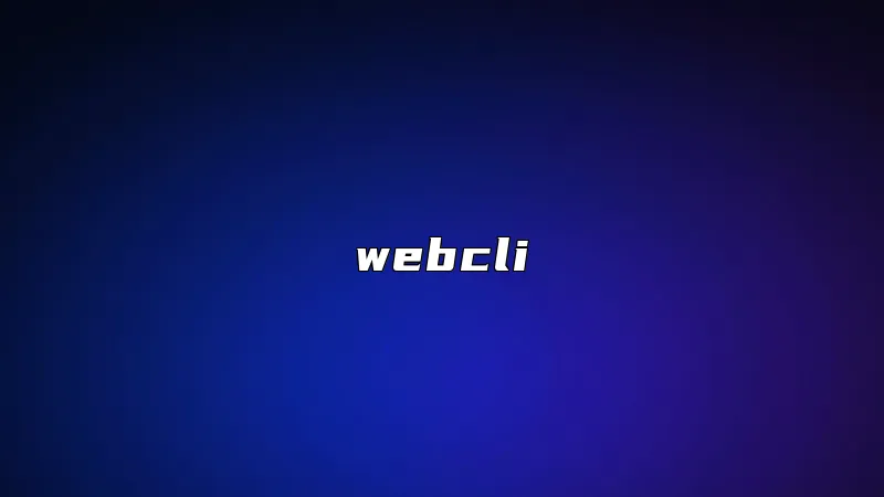 webcli