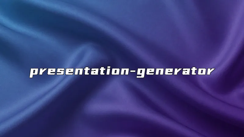 presentation-generator