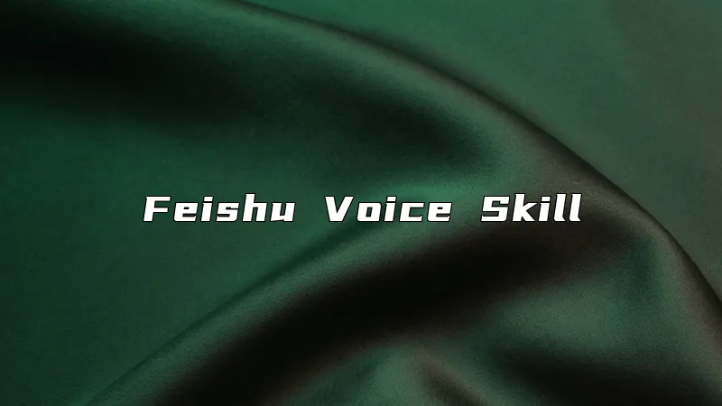Feishu Voice Skill