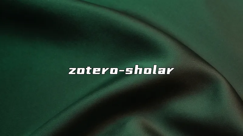 zotero-sholar