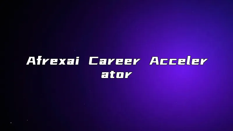 Afrexai Career Accelerator