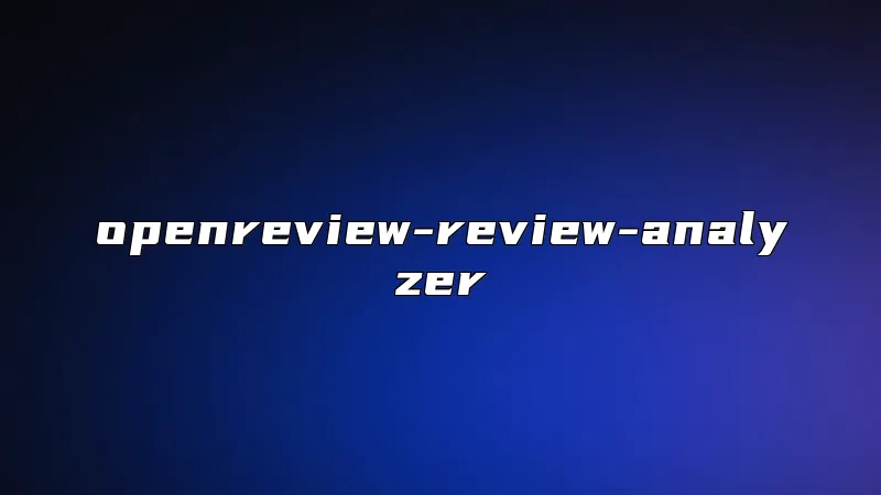 openreview-review-analyzer