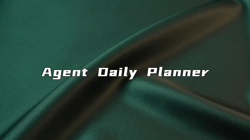 Agent Daily Planner