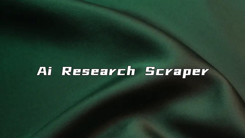 Ai Research Scraper