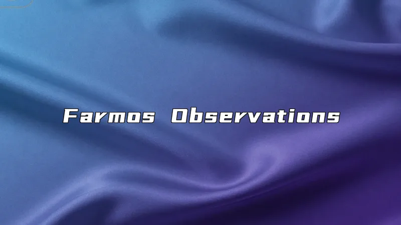 Farmos Observations