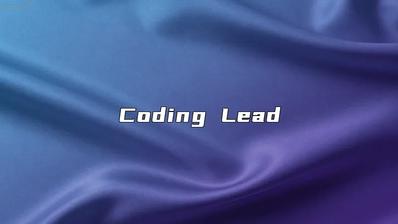 Coding Lead