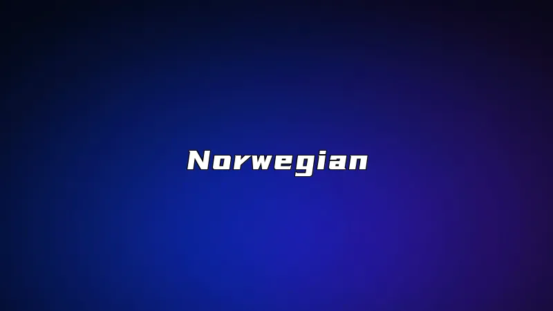Norwegian