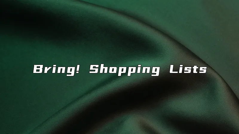 Bring! Shopping Lists