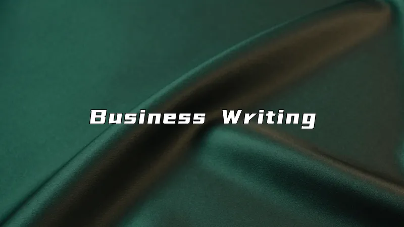 Business Writing