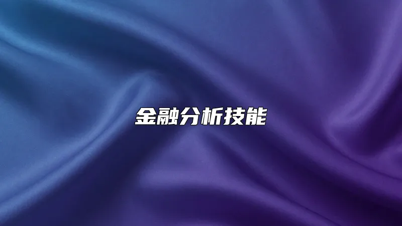 金融分析技能