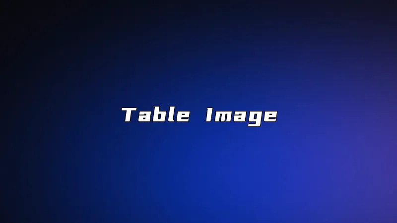 Table Image
