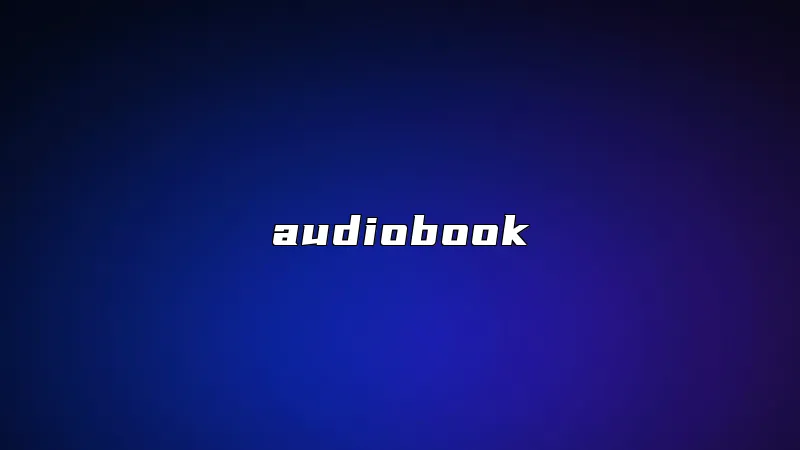 audiobook