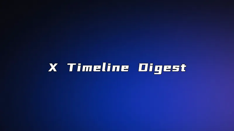 X Timeline Digest