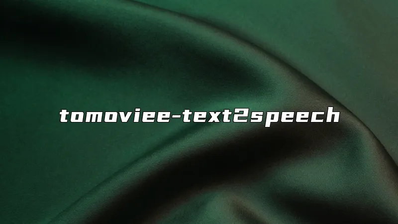 tomoviee-text2speech