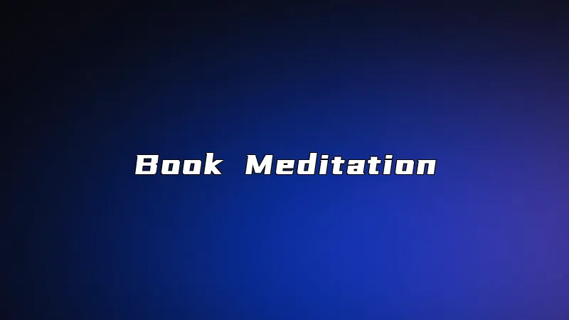 Book Meditation