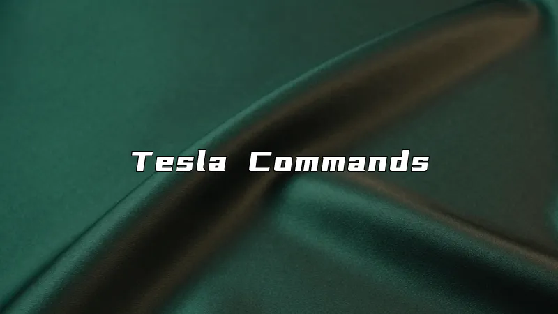 Tesla Commands
