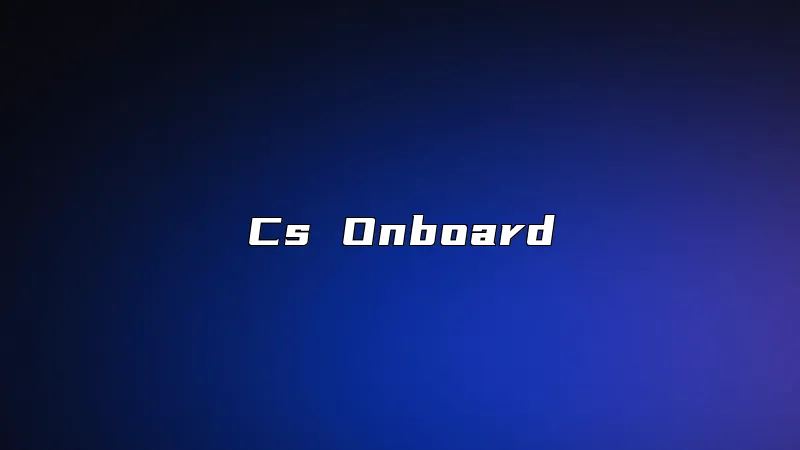 Cs Onboard