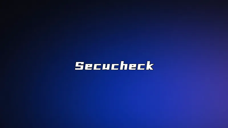 Secucheck