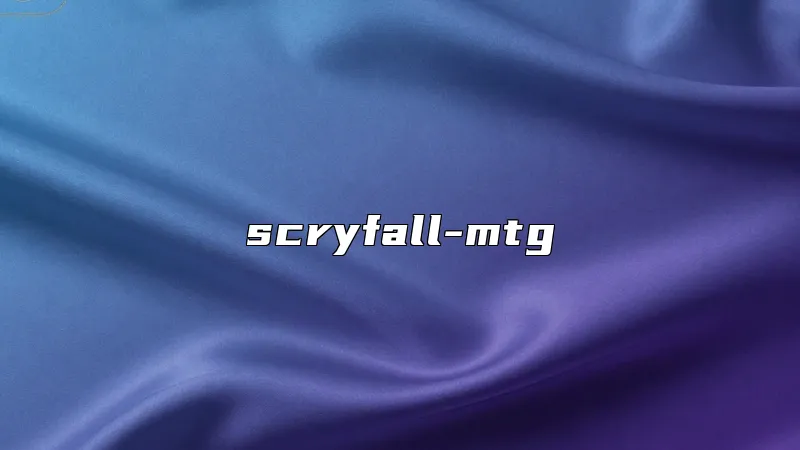 scryfall-mtg