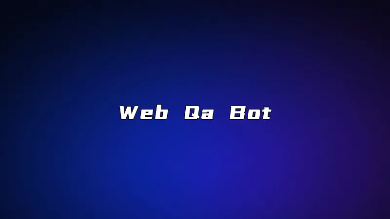 Web Qa Bot