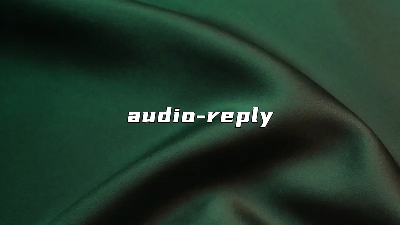 audio-reply